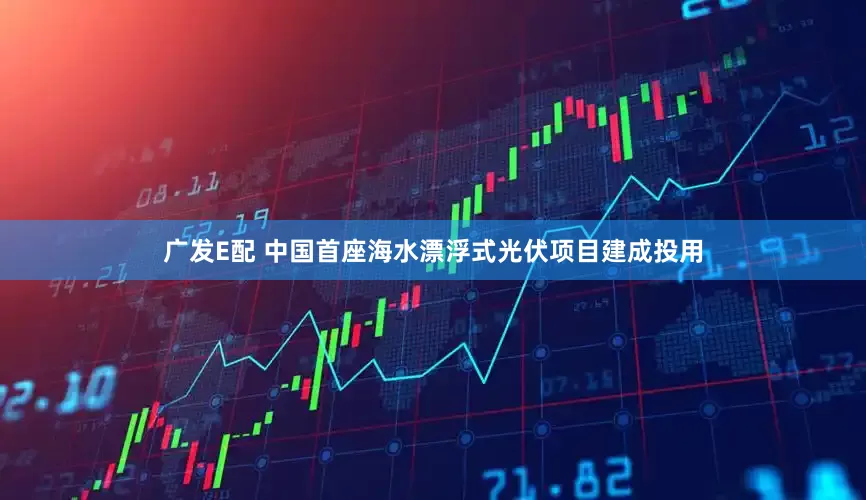 广发E配 中国首座海水漂浮式光伏项目建成投用