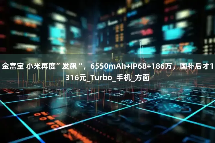金富宝 小米再度”发飙“，6550mAh+IP68+186万，国补后才1316元_Turbo_手机_方面